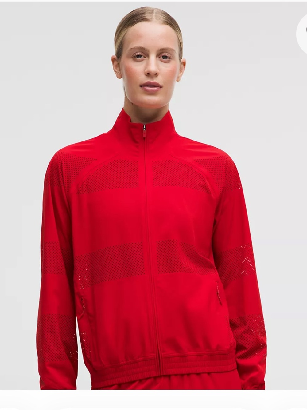 BRAND NEW lululemon athletica Red Adapted State Track Jacket